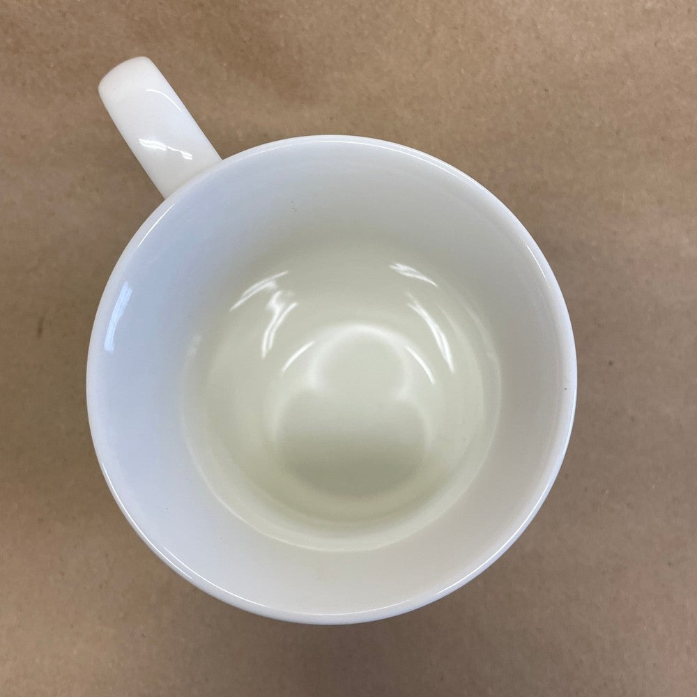 Starbucks White with Orange Geometric Scroll Mug-2014